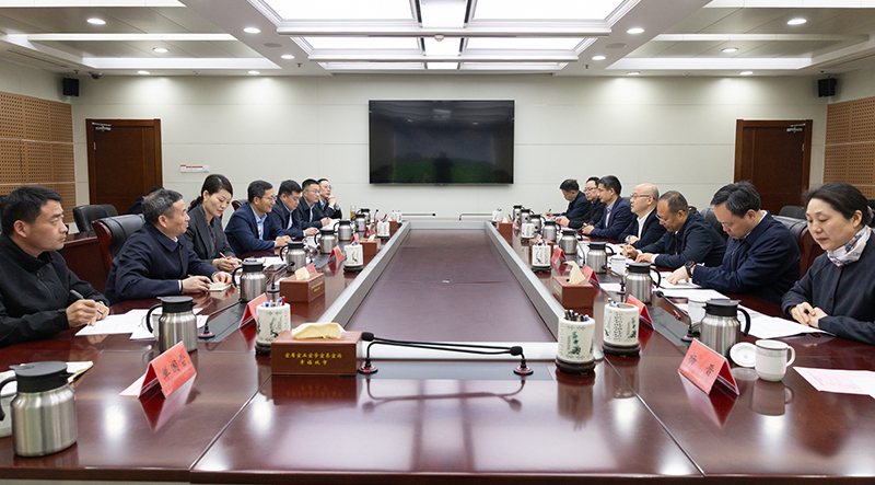 汪华东会见安徽农业大学党委书记张庆亮一行