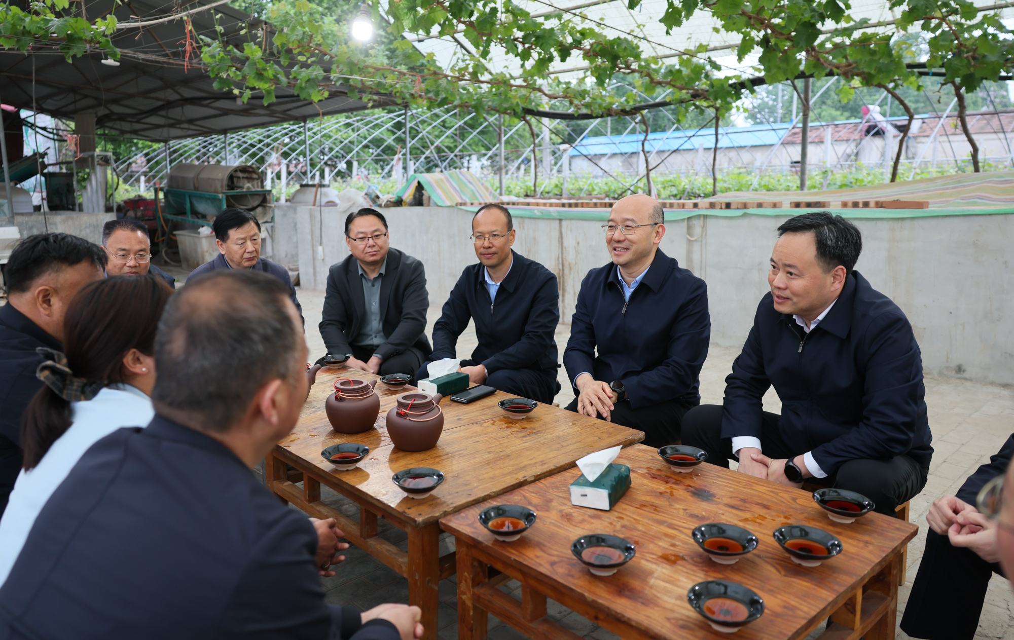 汪华东赴濉溪县开展访企入村并督导调研学习教育开展情...