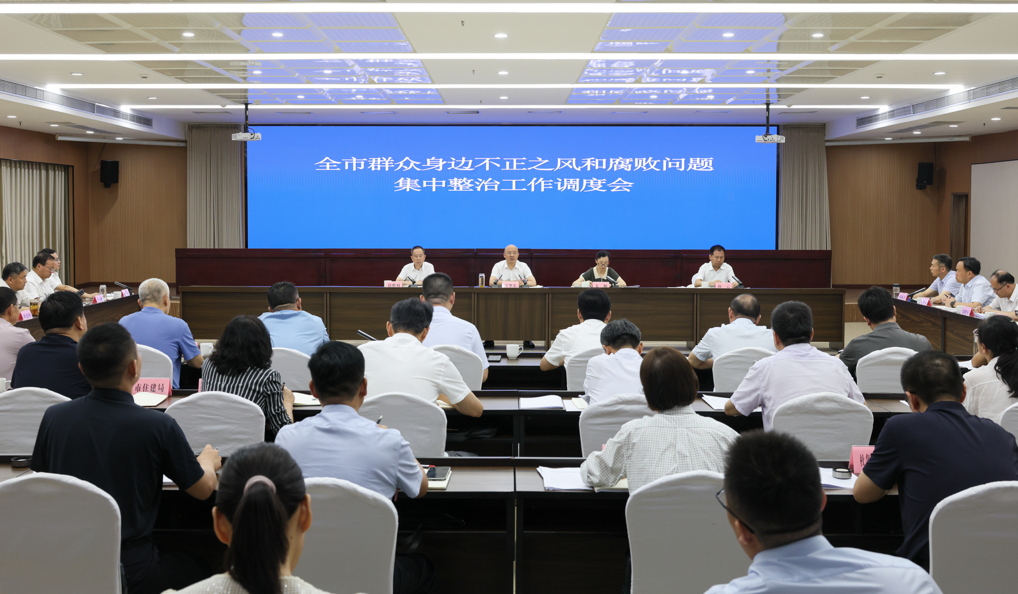 汪华东督导群众身边不正之风和腐败问题集中整治工作