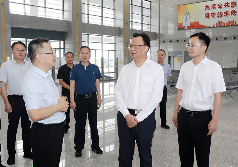 蒋曦调研重点交通项目建设工作